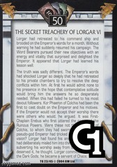 The Secret Treachery of Lorgar VI